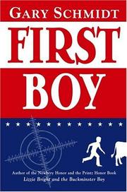 Cover of: First boy