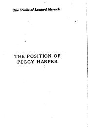 Cover of: The position of Peggy Harper.