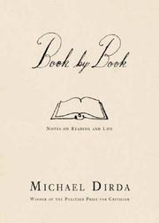 Cover of: Book by book by Michael Dirda