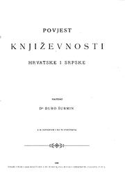 Cover of: Povjest književnosti hrvatske i srpske.