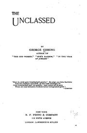 Cover of: The unclassed. by George Gissing