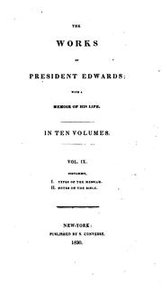 Cover of: The works of President Edwards. by Jonathan Edwards