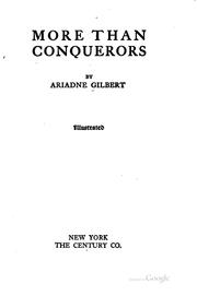 Front cover of More than conquerors by Ariadne Gilbert