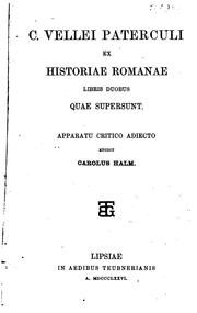 Cover of: Ex Historiae Romanae libris duobus quae supersunt.