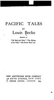 Pacific tales by Louis Becke
