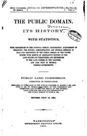 Cover of: The public domain: its history with statistics.