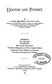 Cover of: Doctor and patient.