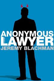 Cover of: Anonymous Lawyer: A Novel