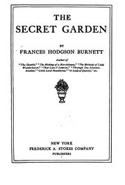 Cover of: The secret garden. by Frances Hodgson Burnett