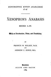 Cover of: Anabasis, books I-IV. by Xenophon