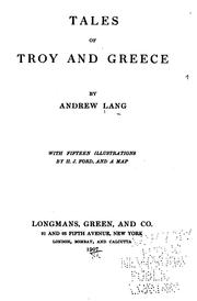 Cover of: Tales of Troy and Greece.
