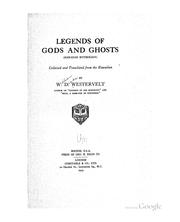 Cover of: Hawaiian legends of ghosts and ghost-gods by W. D. Westervelt