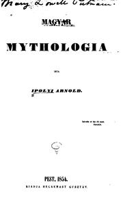 Cover of: Magyar mythologia