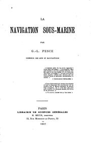 La navigation sous-marine by G. L. Pesce