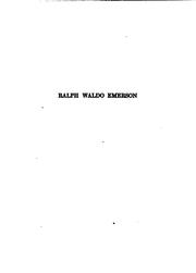 Ralph Waldo Emerson by Firkins, Oscar W.