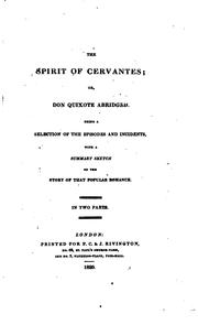 The spirit of Cervantes