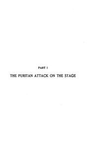 Cover of: The controversy between the Puritans and the stage