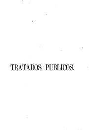 Cover of: Coleccion de tratodos publicos de los estados unidos de Colombia.