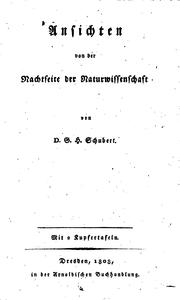 Cover of: Ansichten von der nachseite der Naturwissenschaft