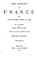 Cover of: The history of France from the earliest times to 1848