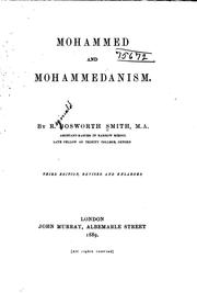 Cover of: Mohammed and Mohammedanism. by R. Bosworth Smith