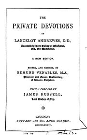 Cover of: The private devotions of Lancelot Andrewes.