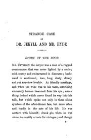 Cover of: Strange case of Dr. Jekyll and Mr. Hyde. by Robert Louis Stevenson