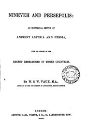 Cover of: Nineveh and Persepolis by W. S. W. Vaux
