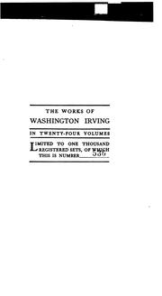Cover of: A tour on the prairies. by Washington Irving