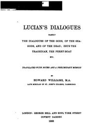 Dialogi by Lucian of Samosata