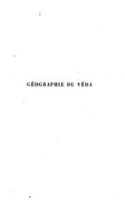 Cover of: Étude sur la géographie et les populations primitives du nord-ouest de l'Inde by Louis Vivien de Saint-Martin