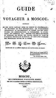 Cover of: Guide du voyageur à Moscou. by G. Le Cointe de Laveau