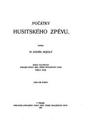 Cover of: Dějiny husitského zpěvu.