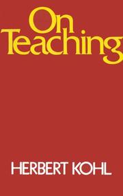 Cover of: On teaching