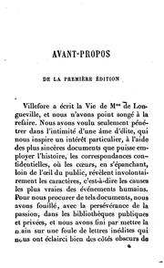 Cover of: La jeunesse de Mme de Longueville: études sur les femmes illustres et la société du XVIIe siècle.