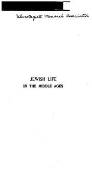 Cover of: Jewish life in the Middle Ages. by Israel Abrahams