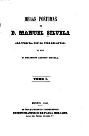 Cover of: Obras postumas de d. Manuel Silvela: las publica