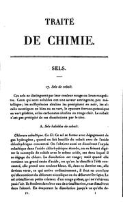 Cover of: Traité de chimie minerale, végétale et animale by Jöns Jacob Berzelius