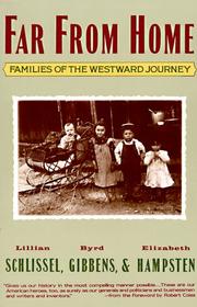 Cover of: Far From Home: Families of the Westward Journey