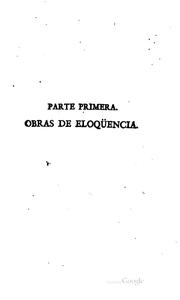 Cover of: Colección de las obras de eloqüencia y de poésia premiadas por la Real Academia Española.