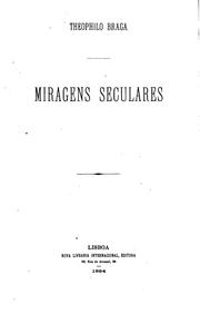 Cover of: Miragens seculares.