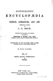 Cover of: Iconographic encyclopaedia of science, literature, and art.
