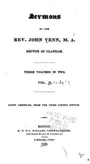 Sermons by Venn, John