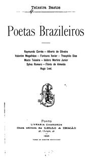 Poetas brazileiros by Francisco José Teixeira Bastos