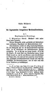 Cover of: Die sogenannten irregulären Servituten nach römischem Recht.: Eine civilistische Abhandlung.