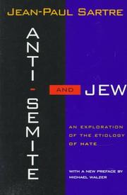 Cover of: Anti-Semite and Jew by Jean-Paul Sartre