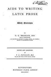 Cover of: Aids to writing Latin prose, with exercises