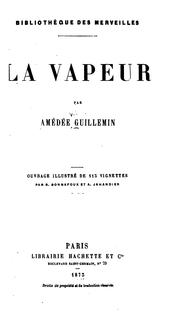 Cover of: La vapeur