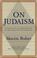 Cover of: On Judaism