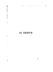 Cover of: Il santo: romanzo.